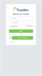 Mobile Screenshot of login.truste.com