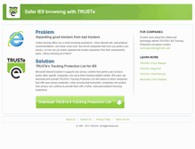 Tablet Screenshot of easy-tracking-protection.truste.com